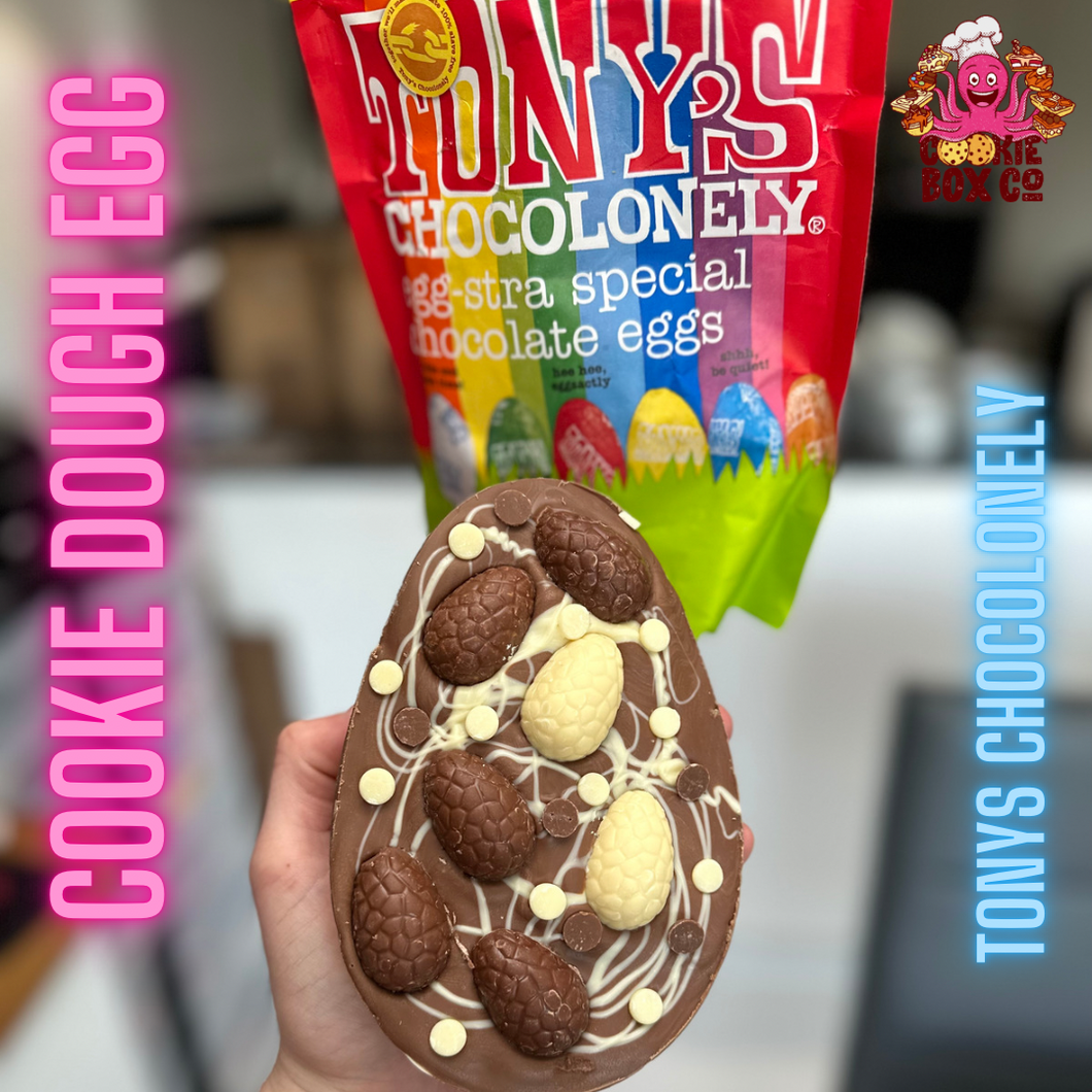 Tony’s Chocolonely Cookie Dough Egg