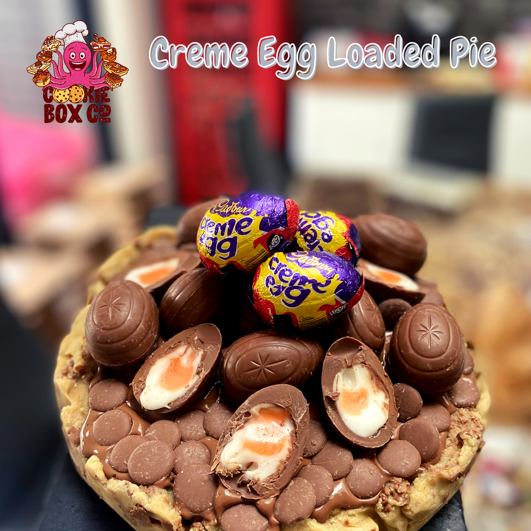 Creme Egg Cookie Pie