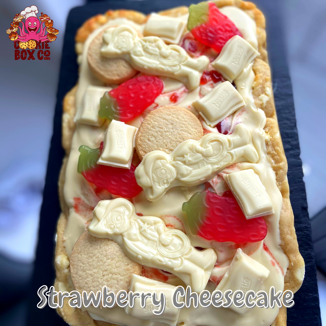 Strawberry Cheesecake Slab