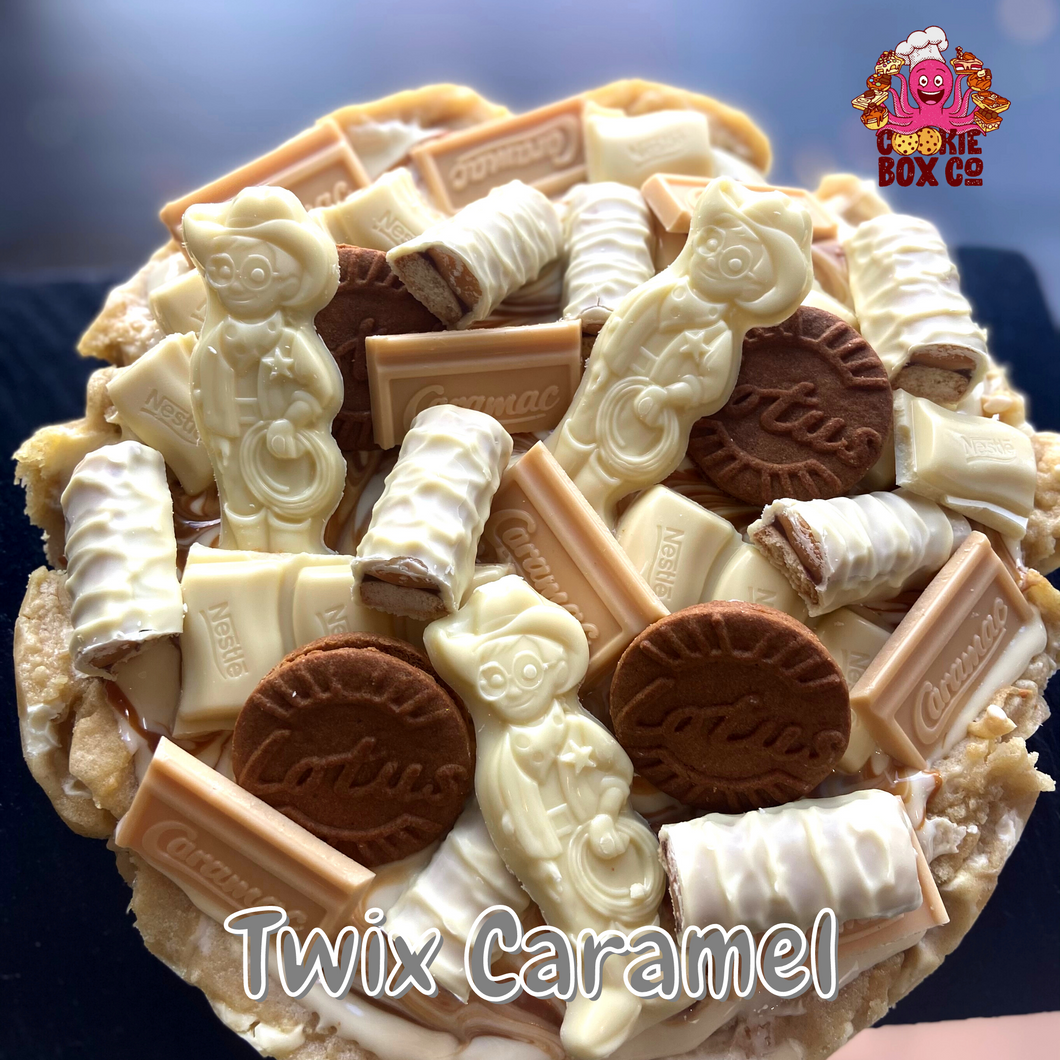 Twix Caramel Cookie Pie