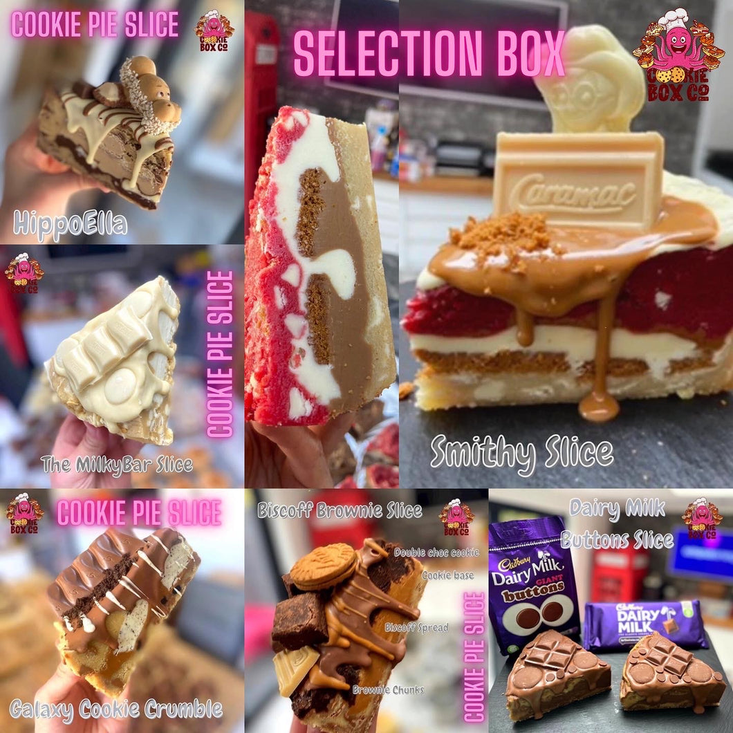 Cookie Pie Slice Selection Box (6 mini slices)