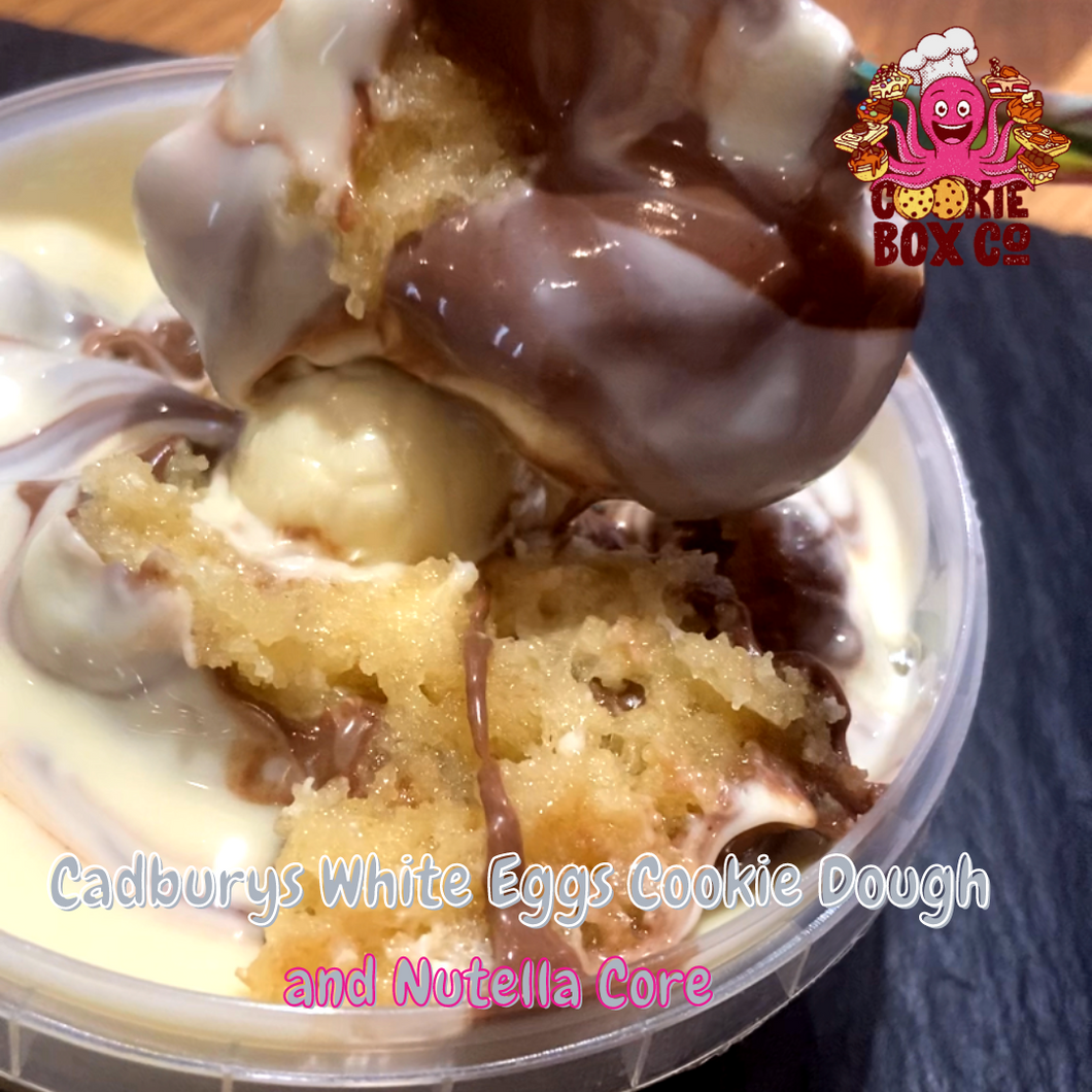 Cadburys White Chocolate Eggs Cookie Dough Pot
