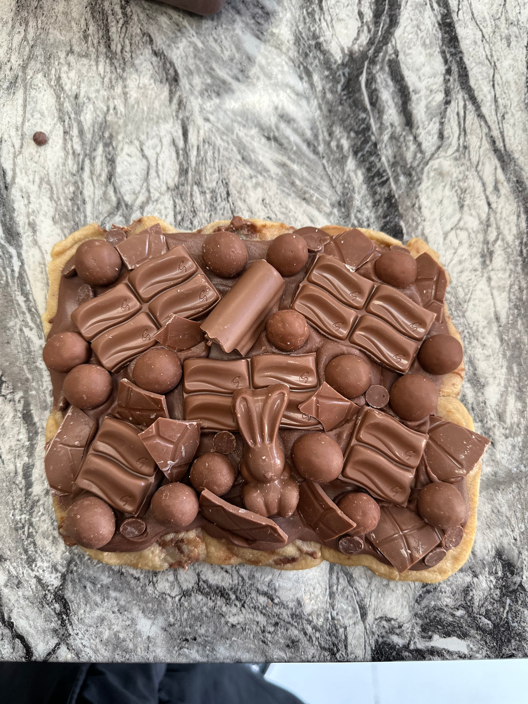Galaxy Malteser Egg Bunny Biscoff A5 slab