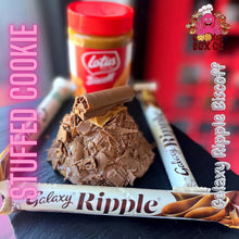 Load image into Gallery viewer, Galaxy Ripple Biscoff Stuffed Cookie
