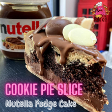 Load image into Gallery viewer, Nutella Fudge Cake Pie slice
