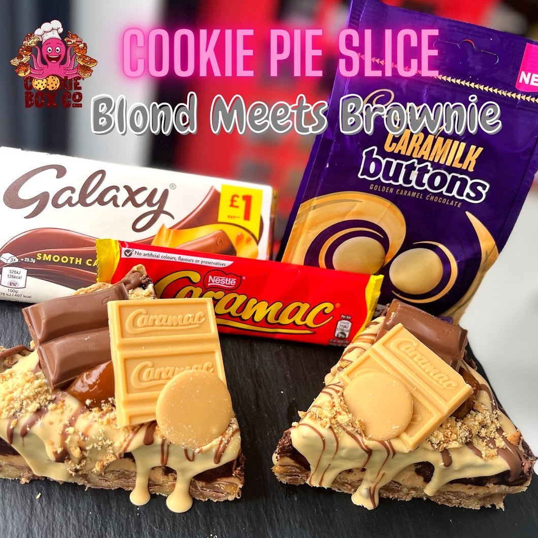 Blonde Meets Brownie Slice
