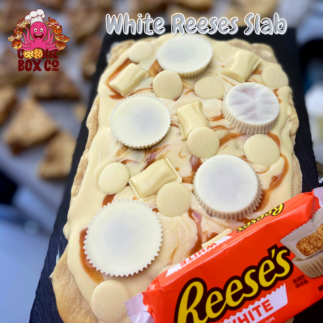 Reeses white caramel slab