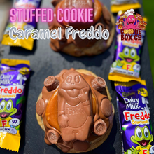 Load image into Gallery viewer, Caramel Freddo Rolo Stuffed Cookie
