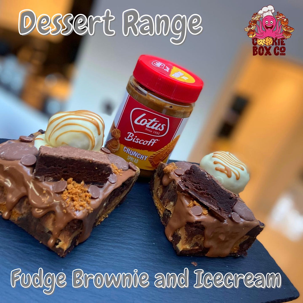 Fudge Brownie and Icecream Chunky Hunk Dessert Range x2