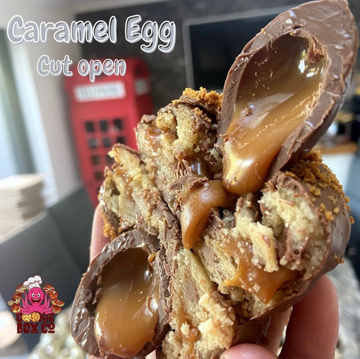 Caramel Egg Dookie Cookie Box Co
