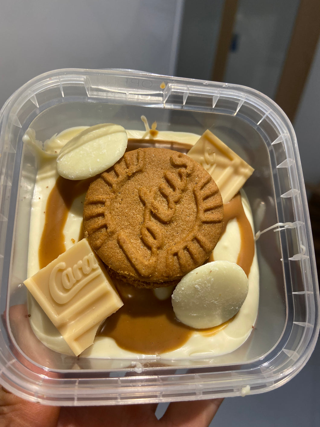 Biscoff Cookie Dough Pot